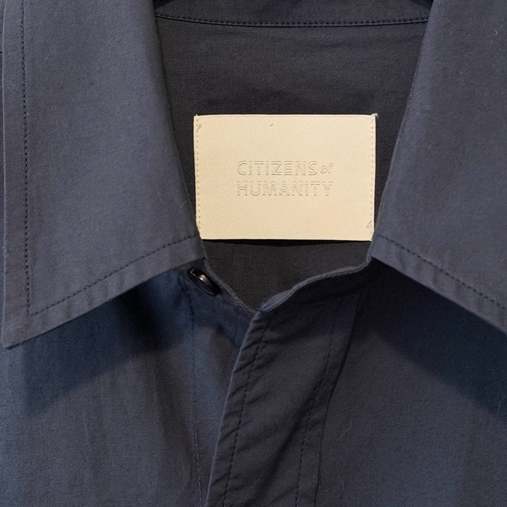 Citizens Of Humanity Navy Button-Down Shirt